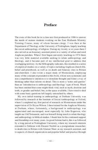 Anthropology and Theology