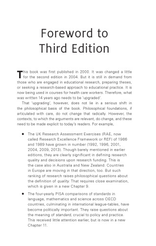 Philosophy of Educational Research