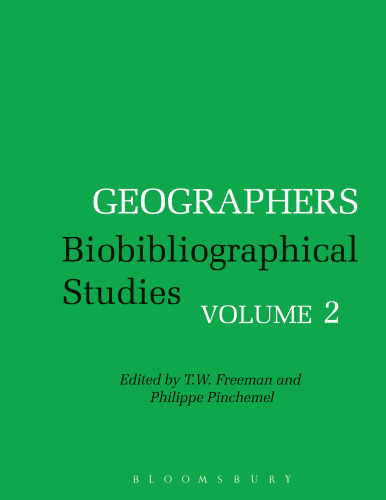 Geographers Biobibliographical Studies Volume 2