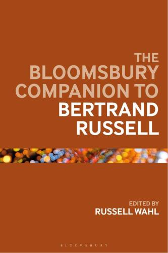 The Bloomsbury Companion to Bertrand Russell