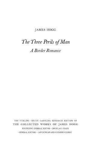 The Three Perils of Man