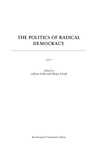 The Politics of Radical Democracy