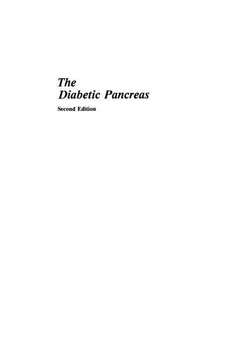 The Diabetic Pancreas