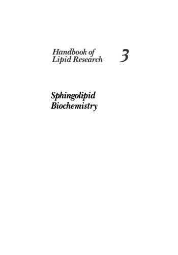 Sphingolipid Biochemistry