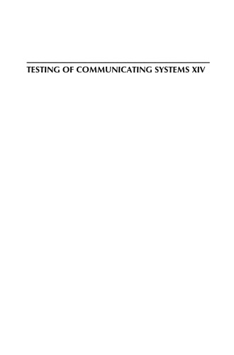 Testing of Communicating Systems XIV: Application to Internet Technologies and Services