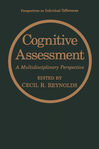 Cognitive Assessment: A Multidisciplinary Perspective