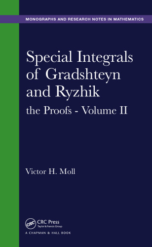 Special Integrals of Gradshteyn and Ryzhik: the Proofs - Volume II