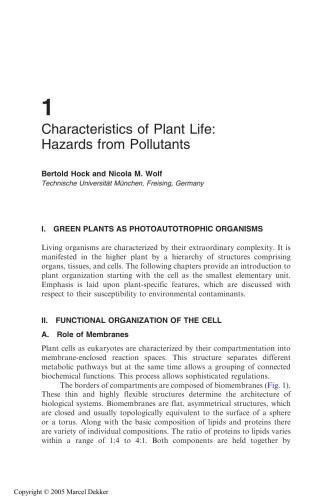 Plant Toxicology