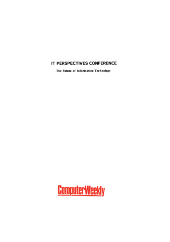 IT Perspectives Conference. The Future of Information Technology