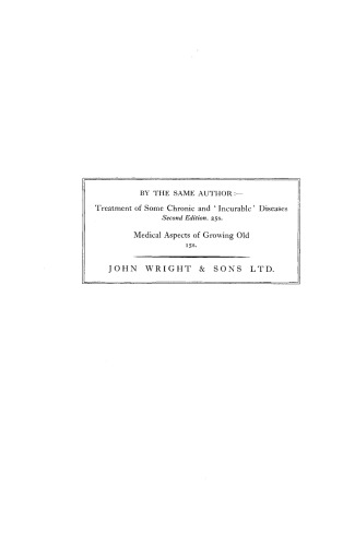 Good Living. A Philosophy of Health