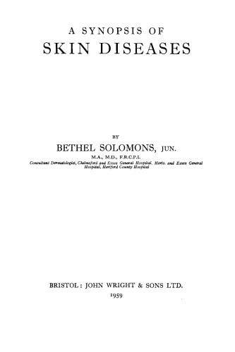 A Synopsis of Skin Diseases