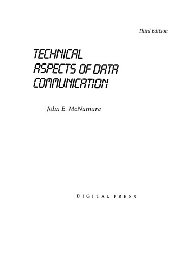 Technical Aspects of Data Communication
