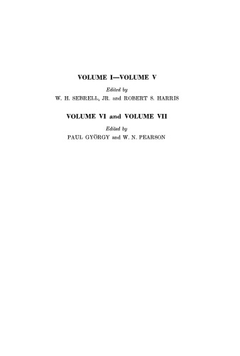 The Vitamins. Chemistry, Physiology, Pathology, Methods