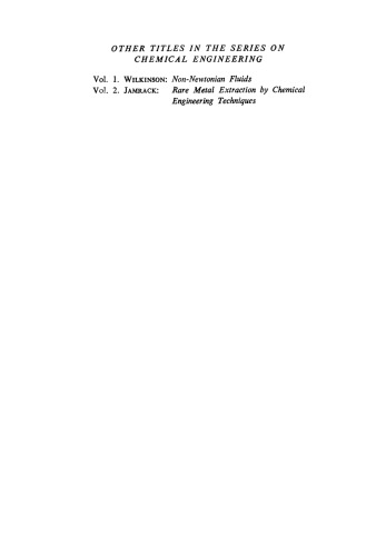 The Theory of Recycle Processes in Chemical Engineering