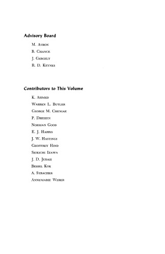 Current topics in bioenergetics