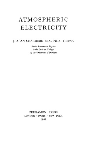 Atmospheric Electricity
