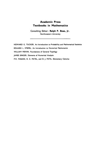 Elementary Calculus