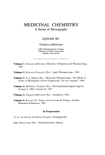 Psychopharmacological Agents