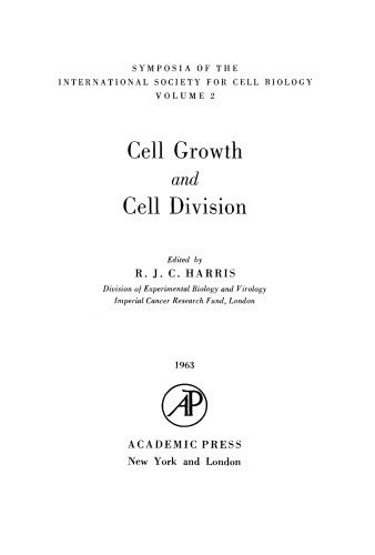 Cell growth and cell division