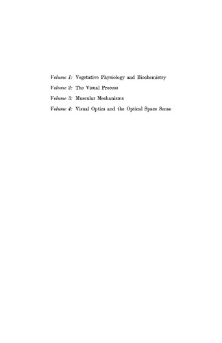 Vegetative Physiology and Biochemistry