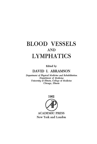 Blood Vessels and Lymphatics