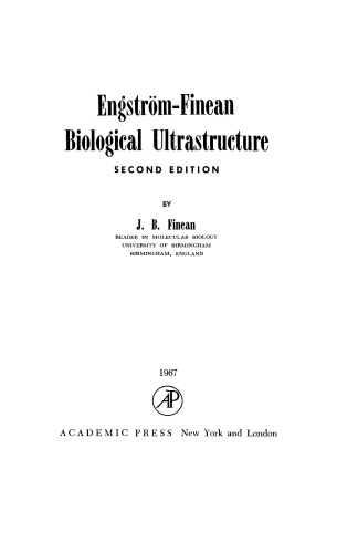 Engström–Finean Biological Ultrastructure