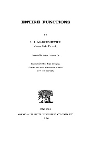 Entire Functions