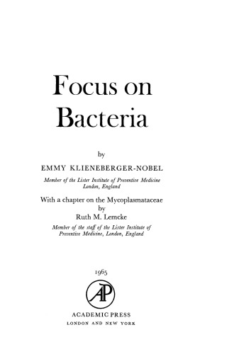 Focus on Bacteria