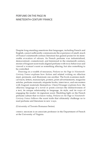 Perfume on the Page in Nineteenth-Century France