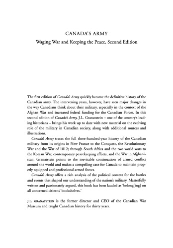 Canada's Army: Waging War and Keeping the Peace