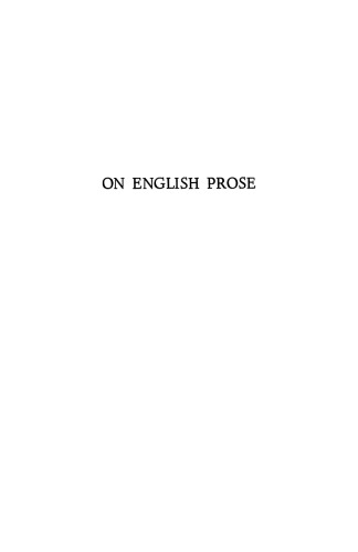 On English Prose