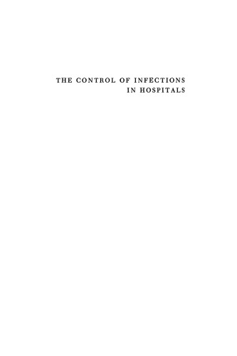 The Control of Infections in Hospitals