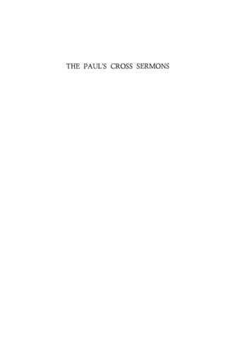 The Paul's Cross Sermons 1534–1642