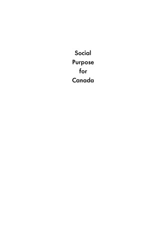 Social Purpose for Canada