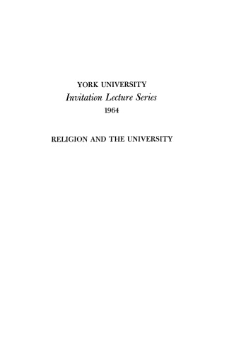 Religion and the University