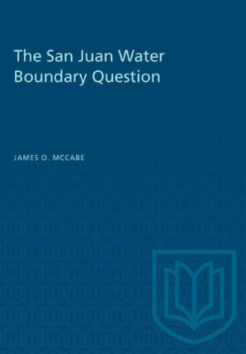 The San Juan Water Boundary Question