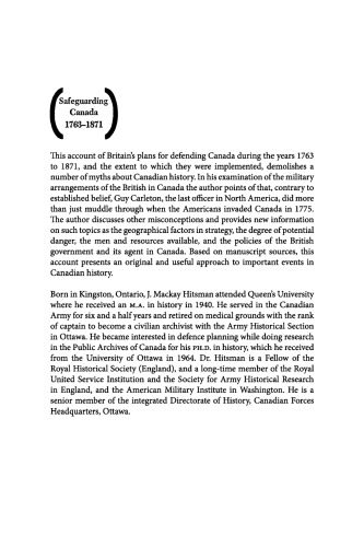 Safeguarding Canada 1763-1871