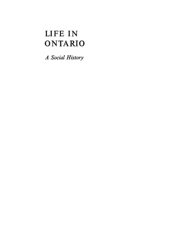 Life in Ontario: A Social History