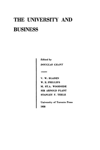 The University and Business