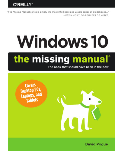 Windows 10: The Missing Manual