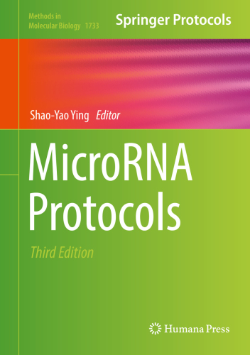 MicroRNA Protocols