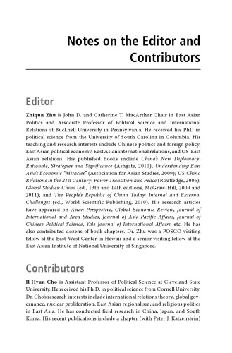 New Dynamics in East Asian Politics: Security, Political Economy, and Society