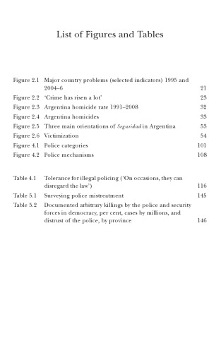 Seguridad: Crime, Police Power and Democracy in Argentina