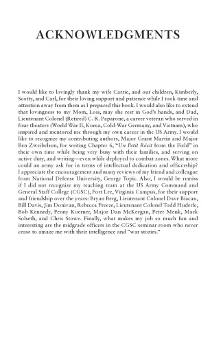 The Sociology of Military Science: Prospects for Postinstitutional Military Design