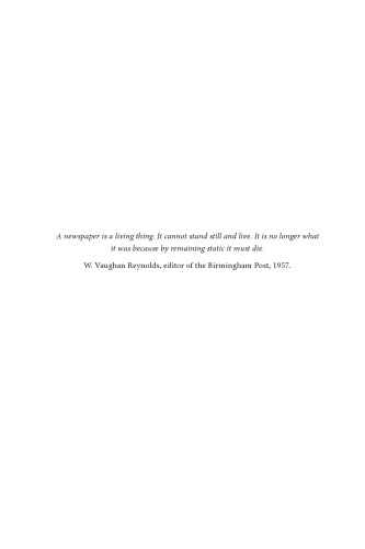 The History of the Provincial Press in England