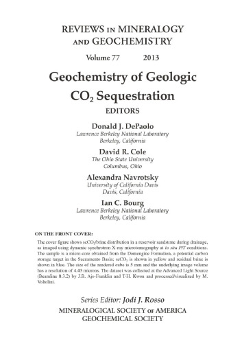Geochemistry of Geologic CO2 Sequestration
