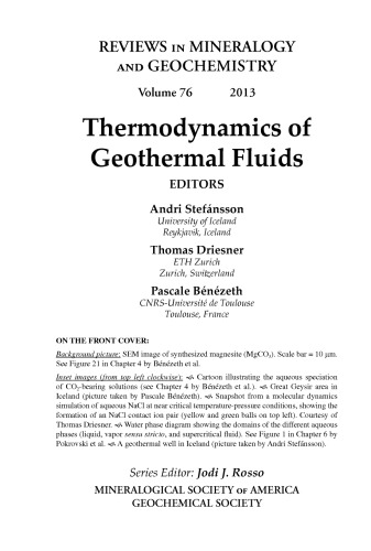 Thermodynamics of Geothermal Fluids