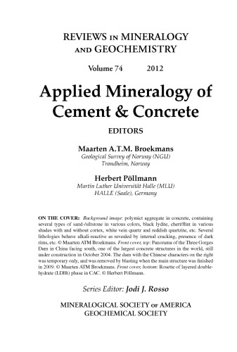 Applied Mineralogy of Cement & Concrete