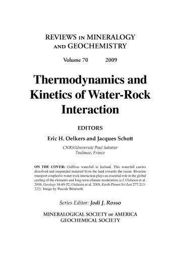 Thermodynamics and Kinetics of Water-Rock Interaction