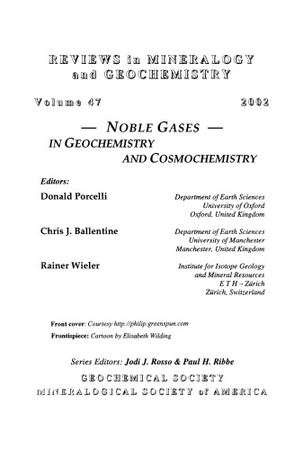 Noble Gases: in Geochemistry and Cosmochemistry